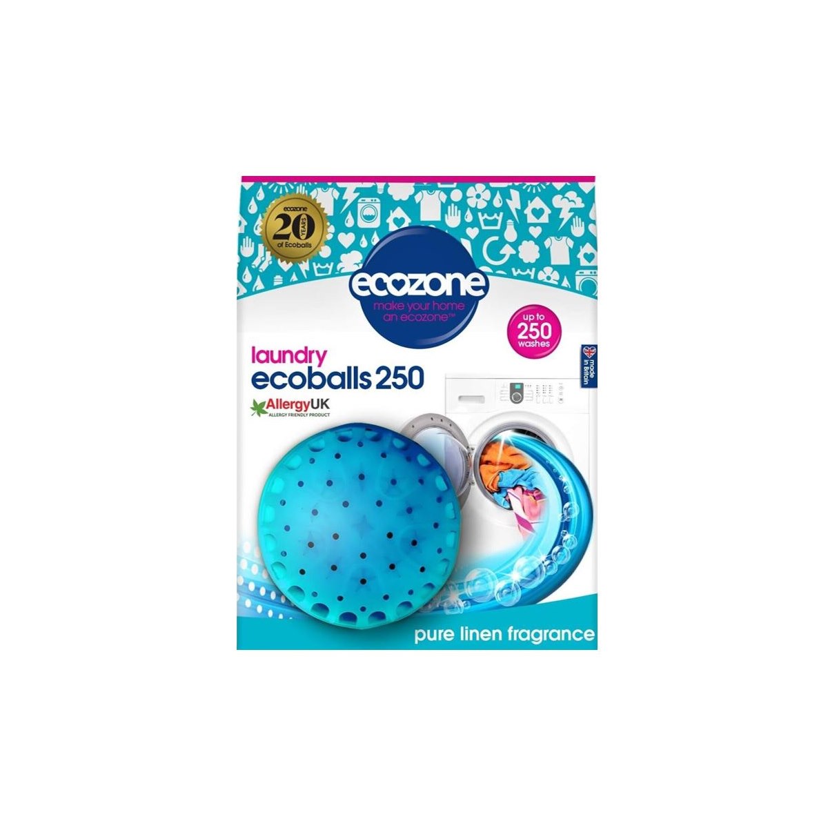 Ecozone Laundry Eco Balls 250 Blue