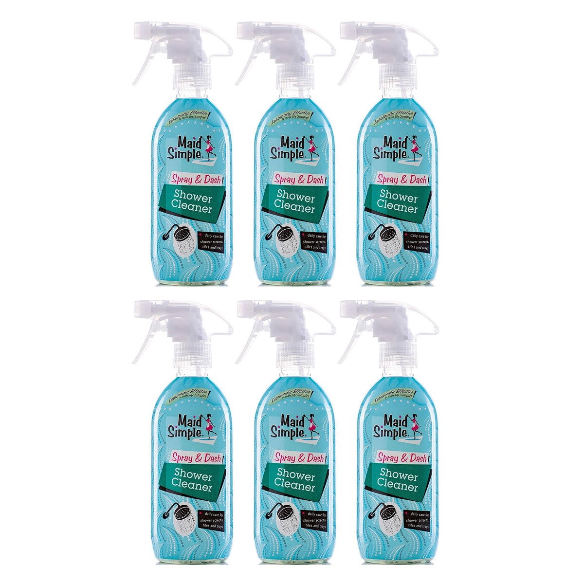 Case of 6 x Maid Simple Shower Cleaner Spray 500ml