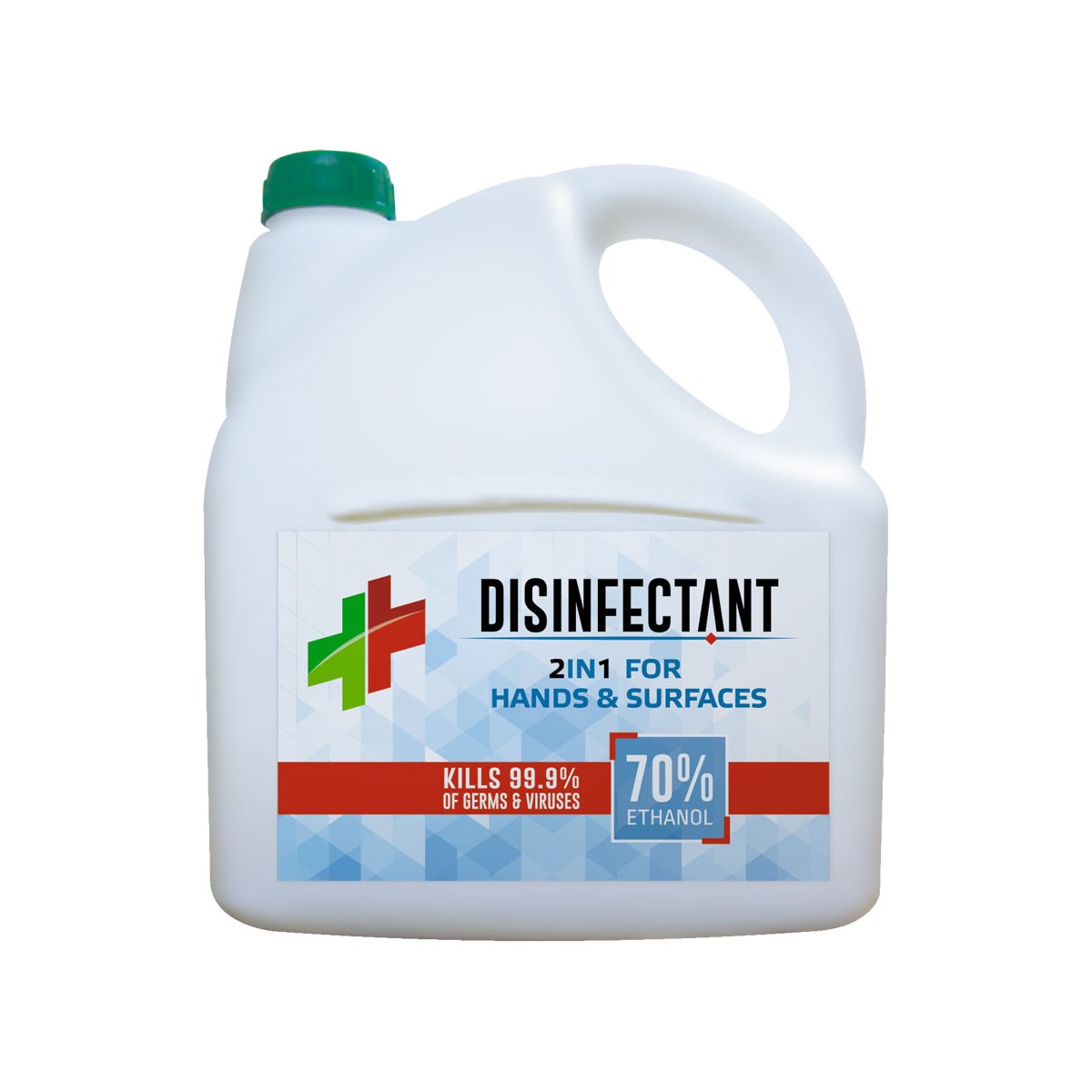 Tri-Bio 2 in 1 Disinfectant for Hands and Hard Surfaces. Refill 3 Litre