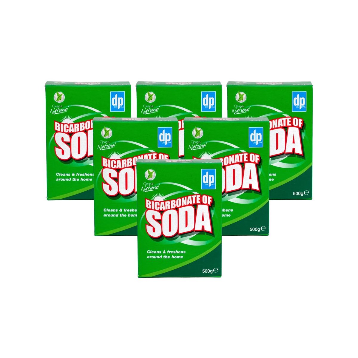Case of 6 x Dri Pak Clean and Natural Bicarbonate of Soda 500g