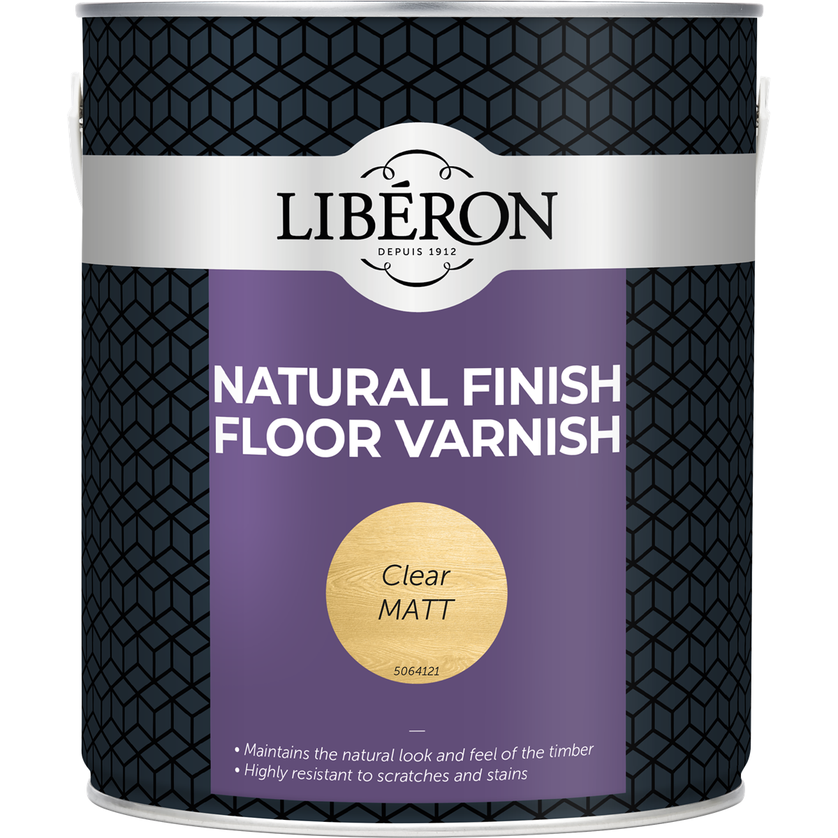 Liberon Natural Finish Floor Varnish Clear Matt 2.5 Litre
