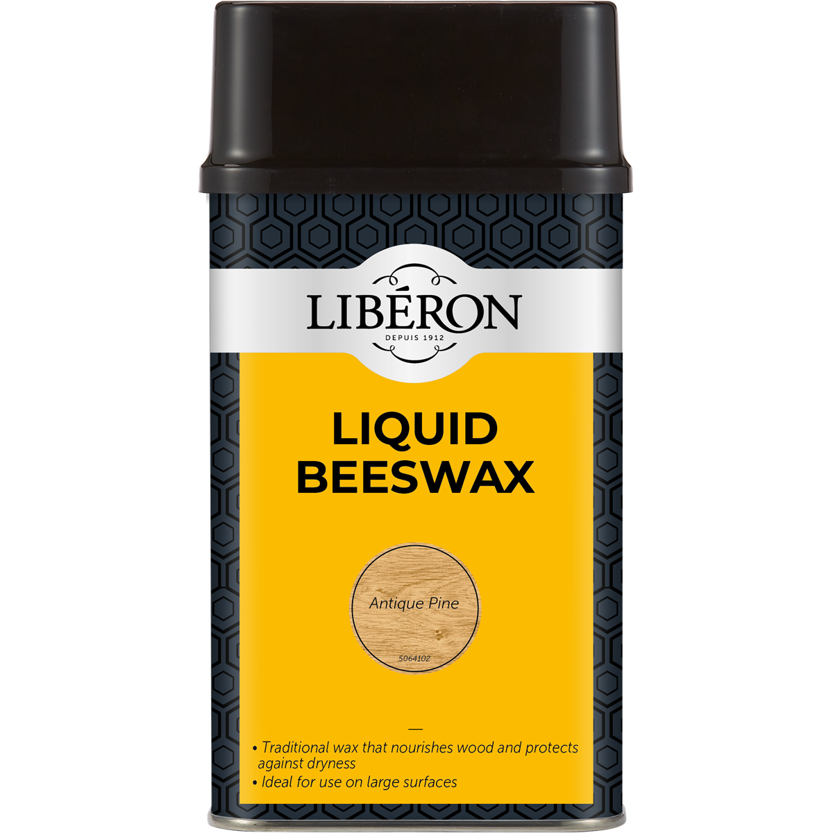 Liberon Liquid Beeswax with Pure Turpentine Antique Pine 500ml