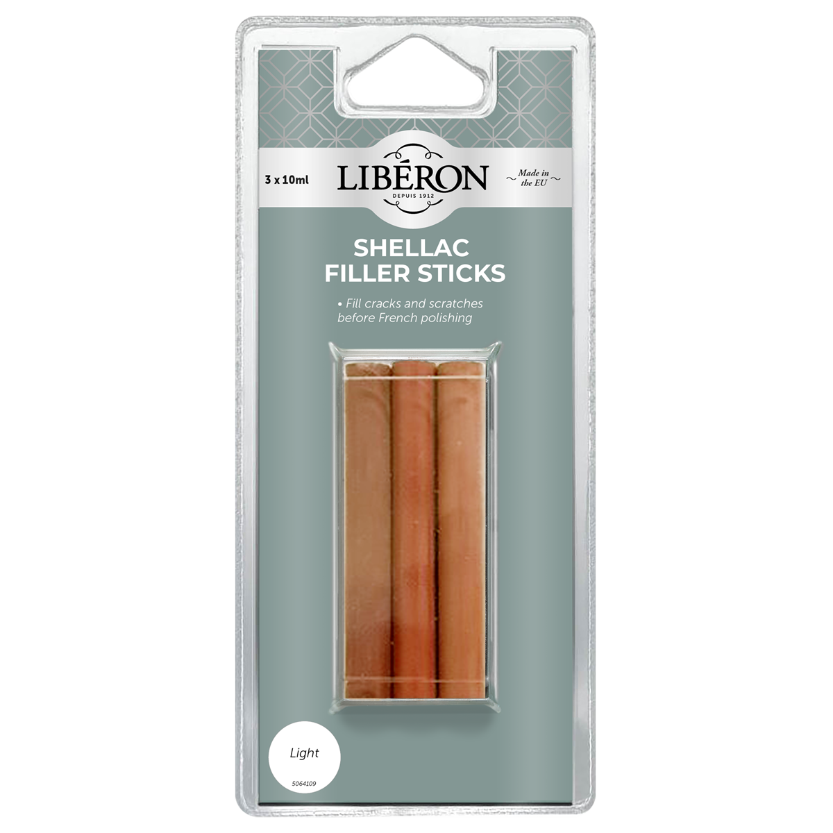 Liberon Shellac Filler Sticks Light Pack of 3