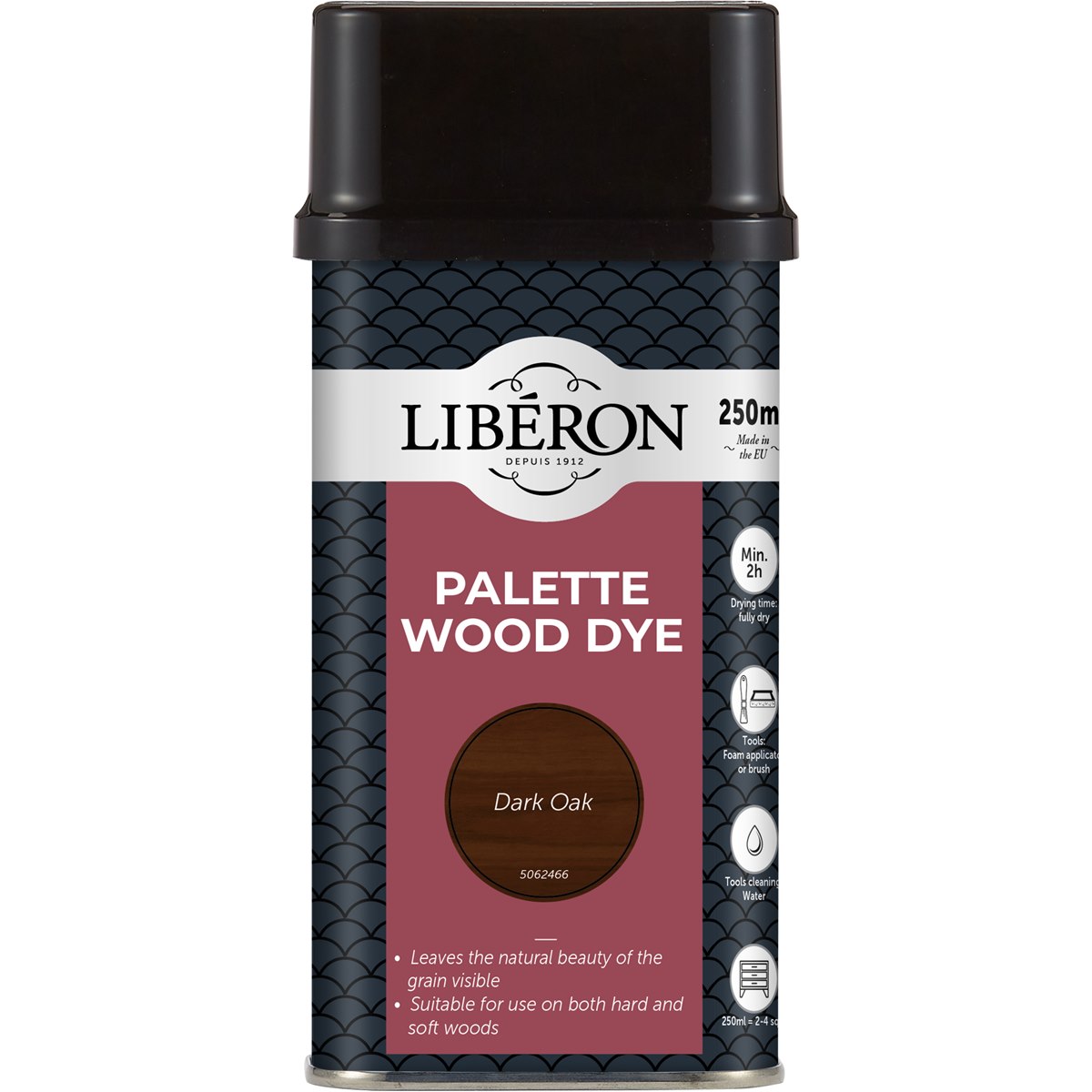 Liberon Palette Wood Dye Dark Oak 250ml