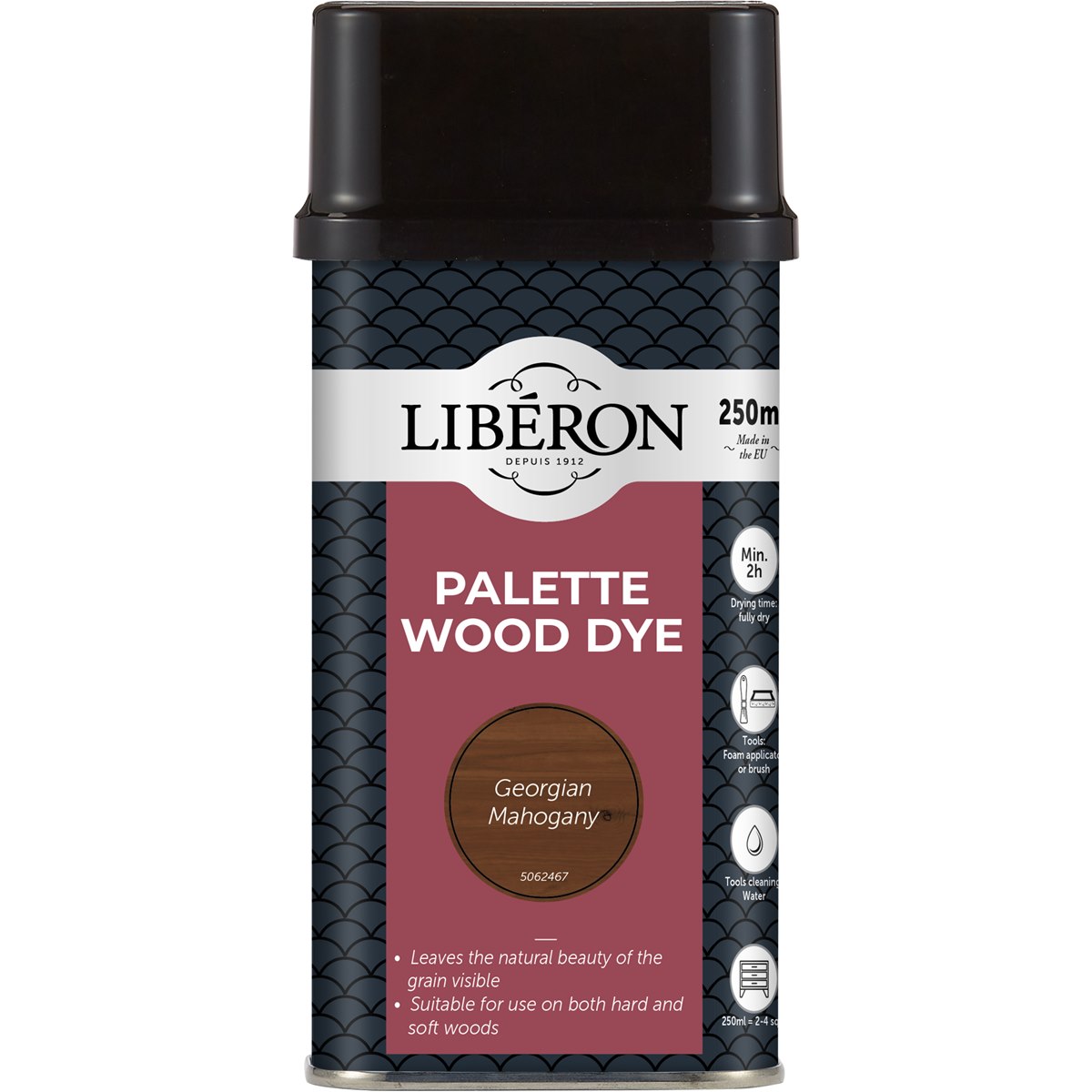 Liberon Palette Wood Dye Georgian Mahogany 250ml