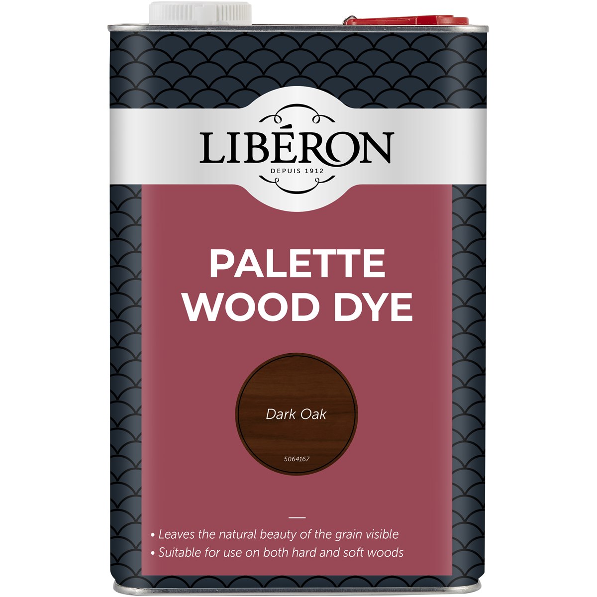 Liberon Palette Wood Dye Dark Oak 5 Litre