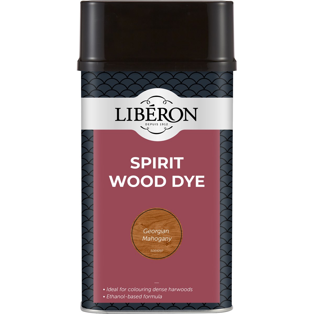 Liberon Spirit Wood Dye Georgian Mahogany 1 Litre