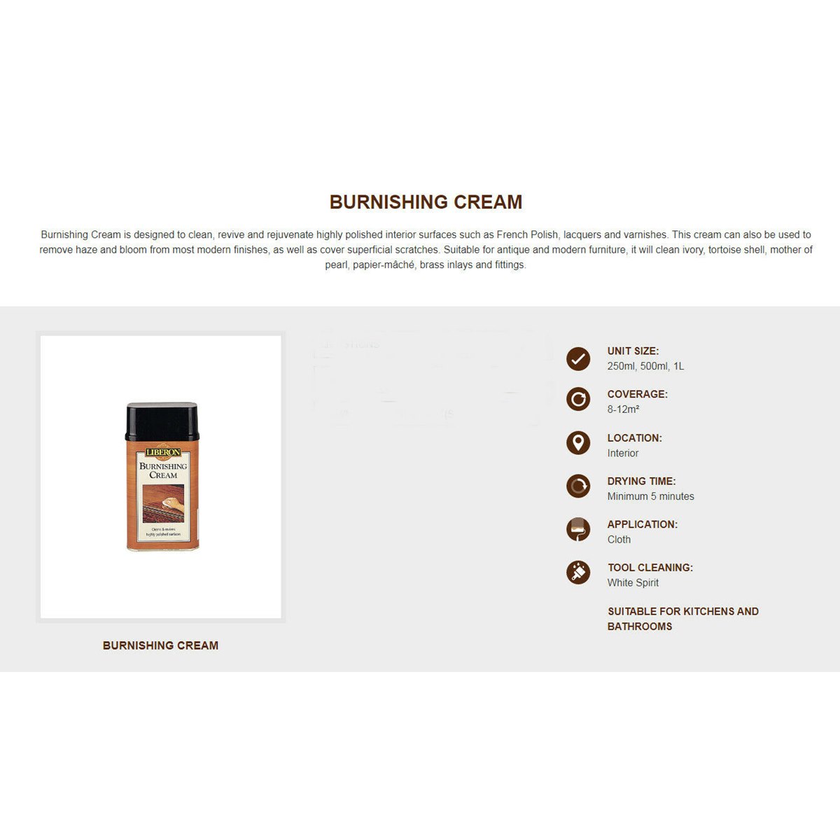 Where to Buy Liberon Burnishing Cream