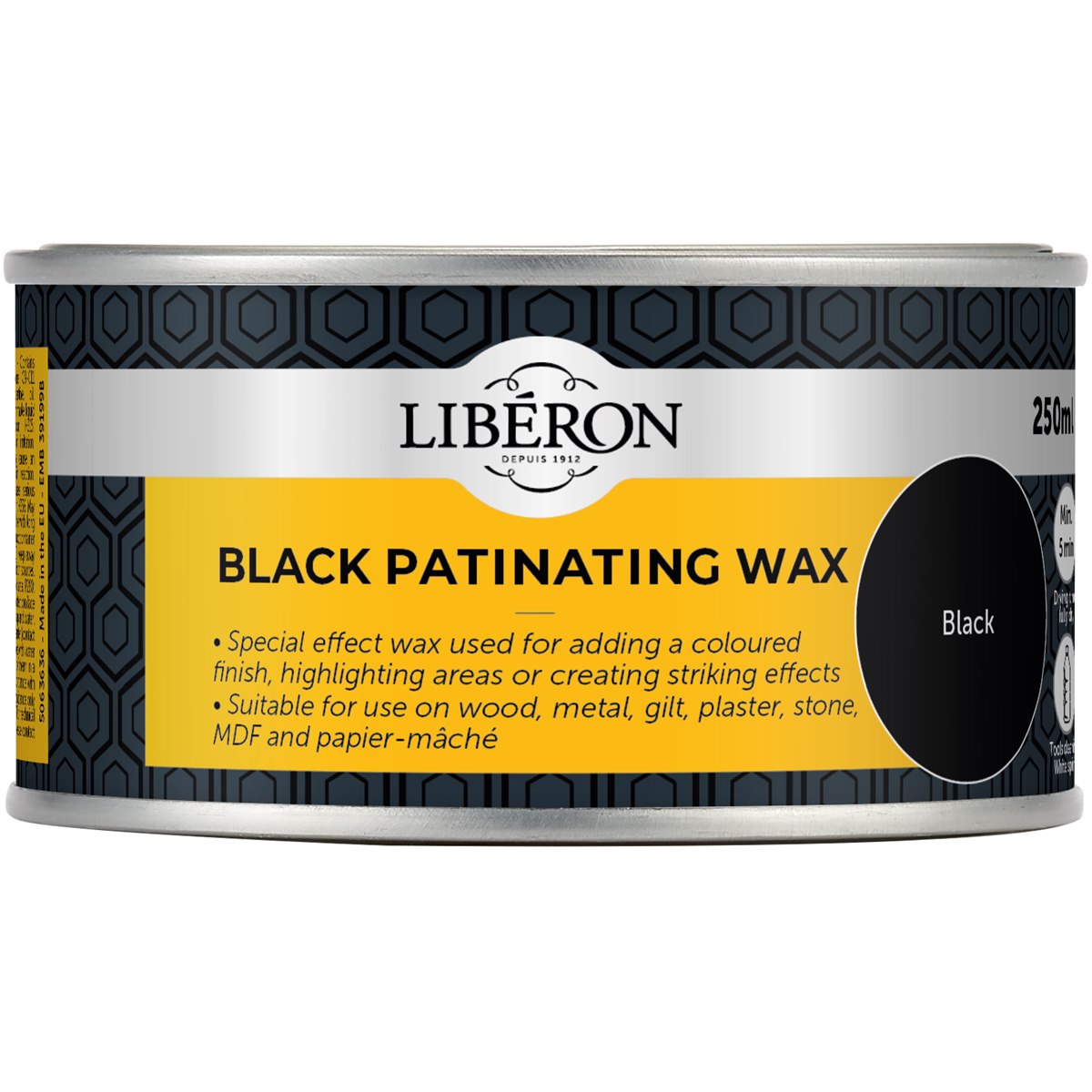 Liberon Special Effects Black Patinating Wax 250ml