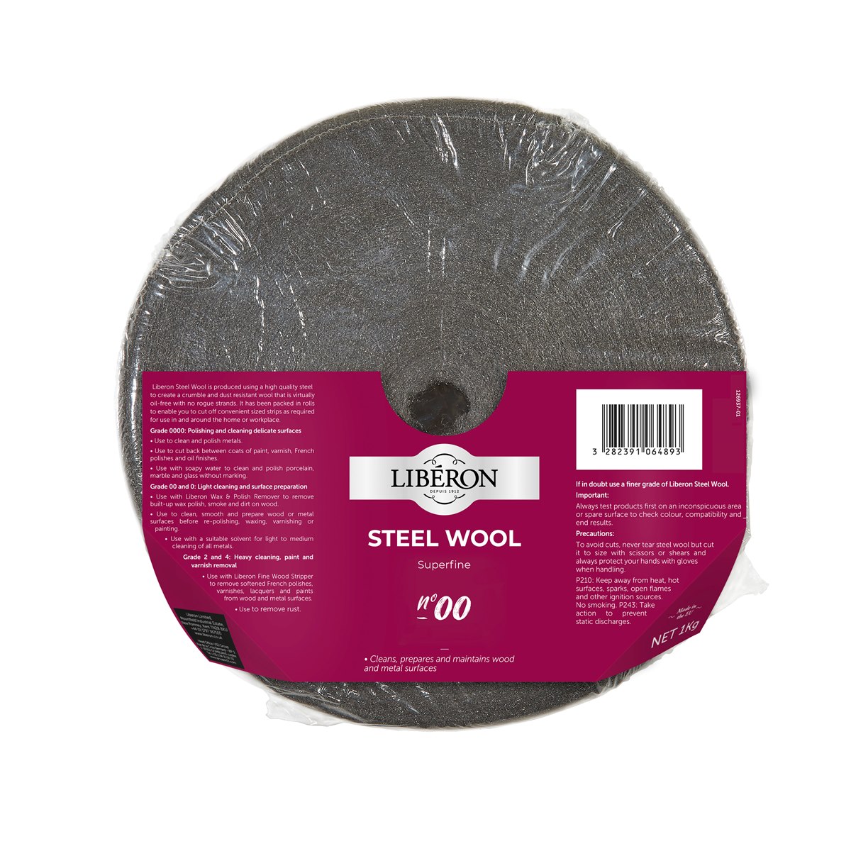 Liberon Steel Wool Superfine (Grade 00) 1kg