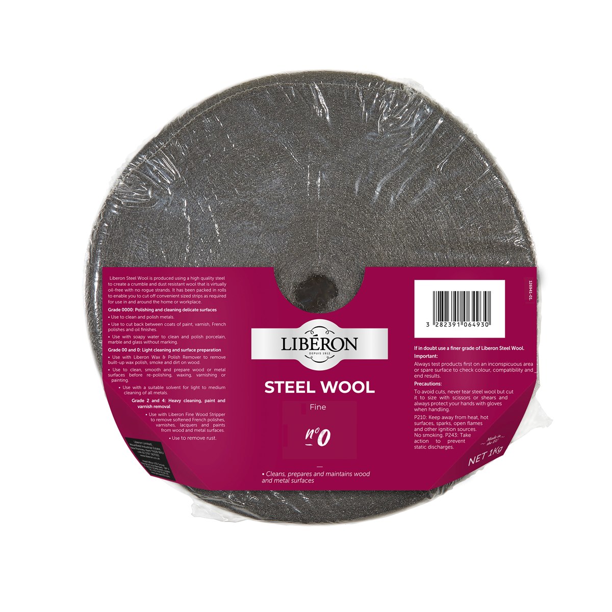 Liberon Steel Wool Fine (Grade 0) 1kg