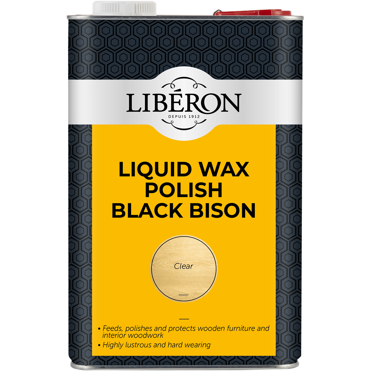 Liberon Black Bison Liquid Wax Clear 5 Litre