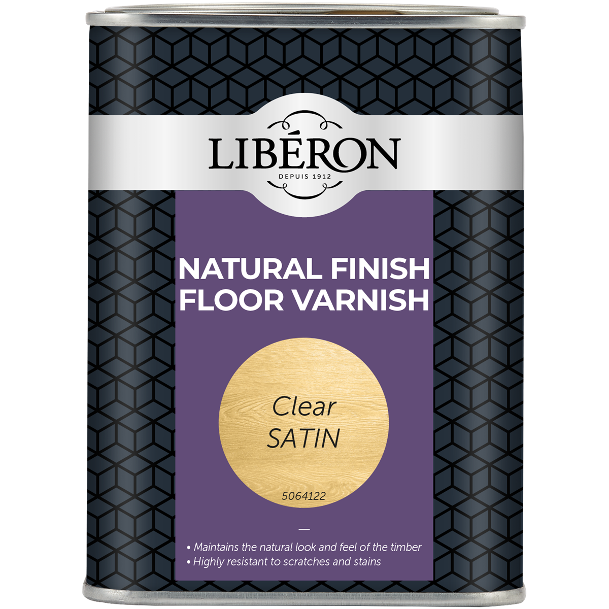 Liberon Natural Finish Floor Varnish Clear Satin 1 Litre