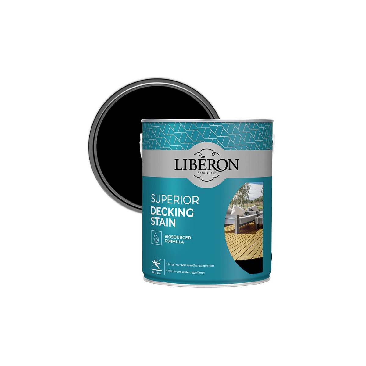Liberon Superior Decking Stain Black 2.5L