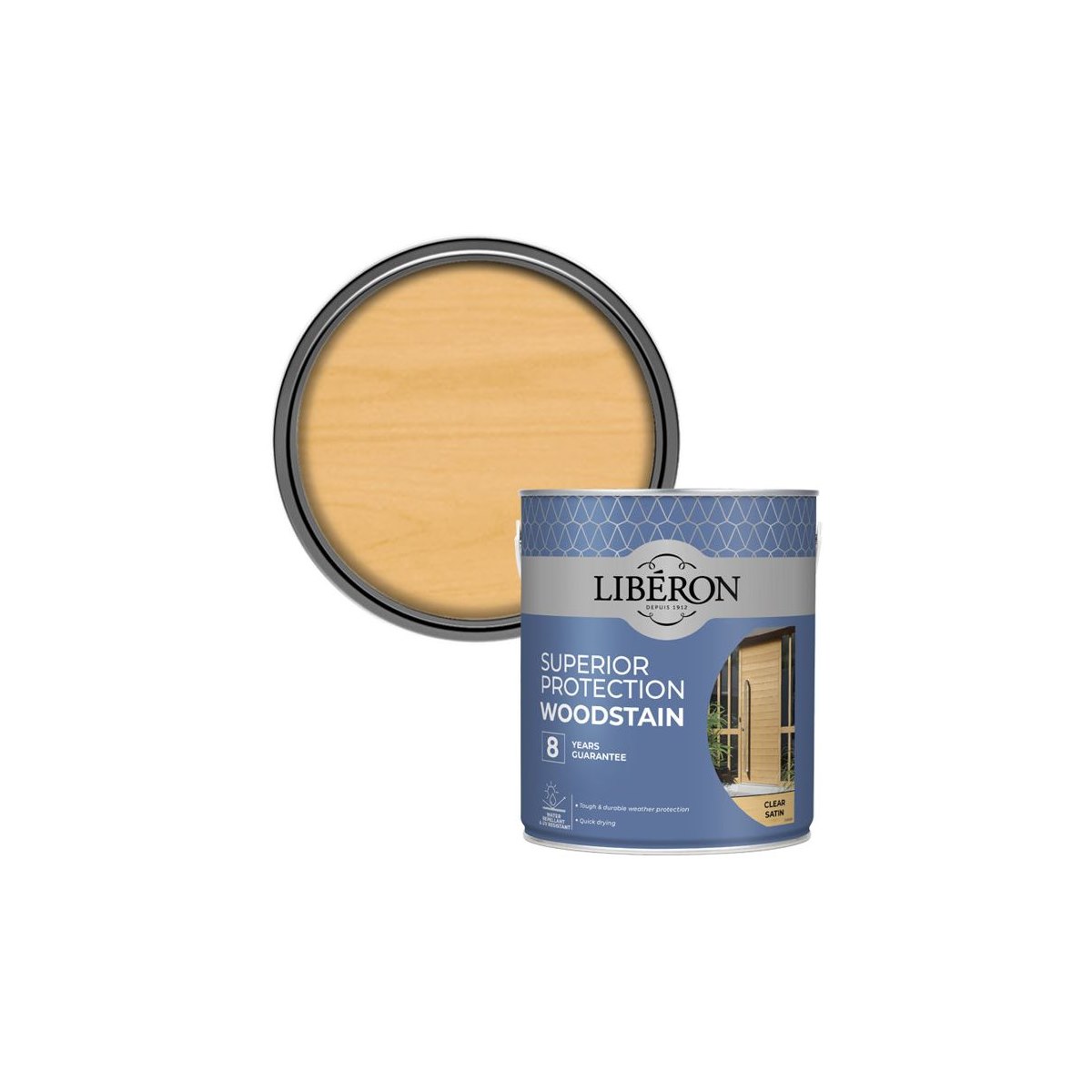 Liberon Superior Protection Woodstain Clear 2.5L