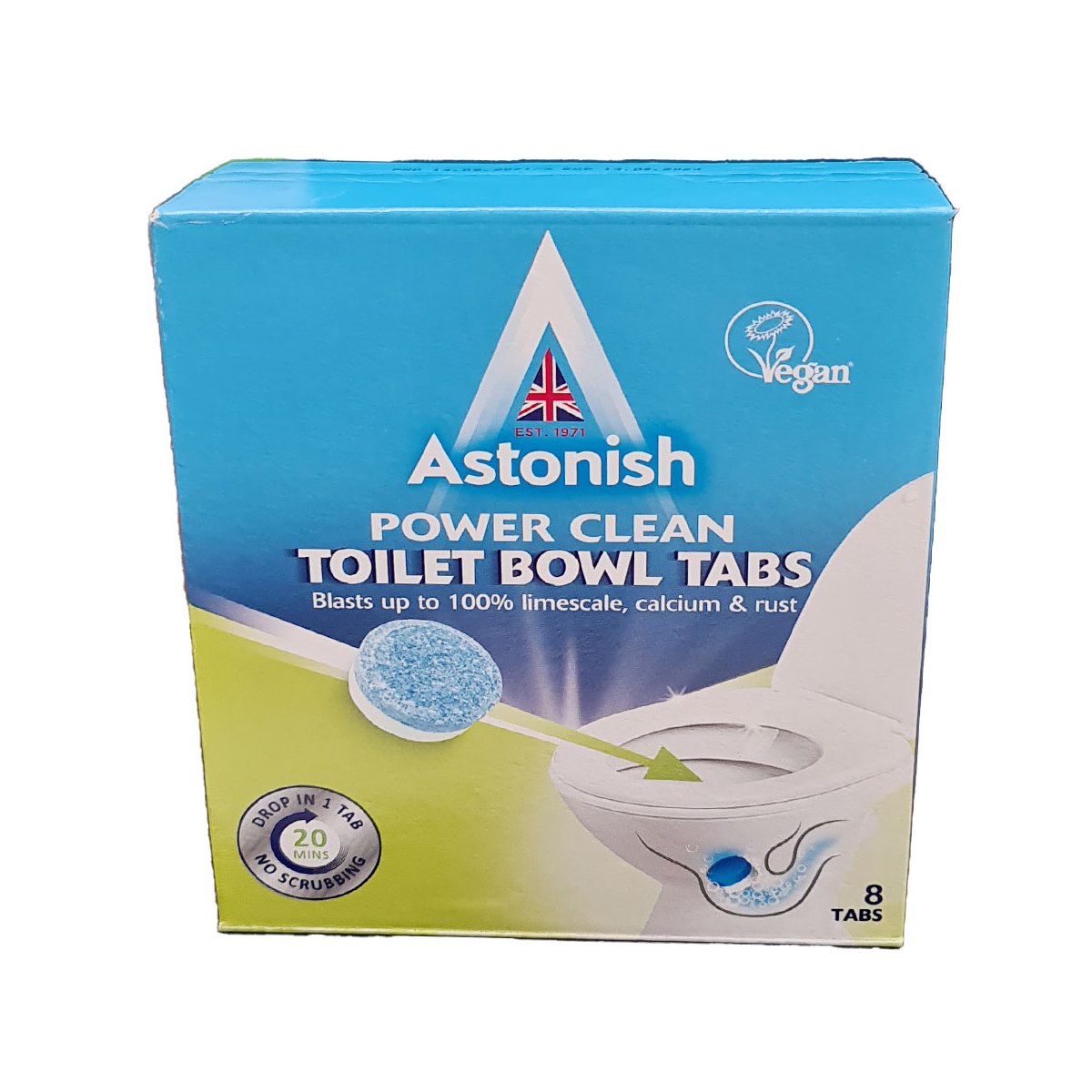 Astonish Power Clean Toilet Bowl Cleaner Tablets Pack of 8