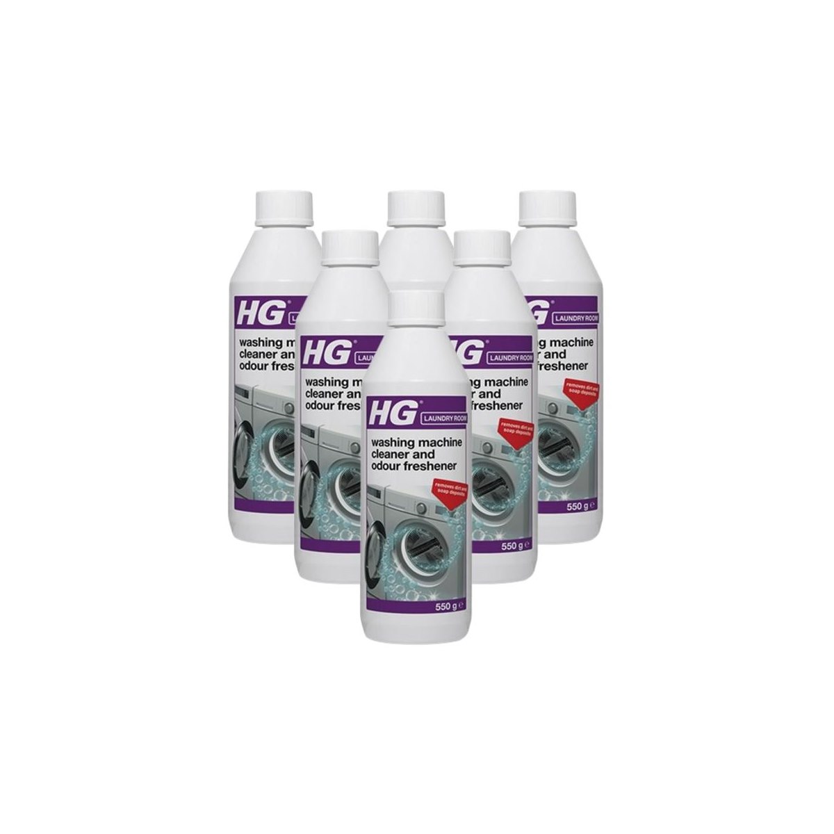 Case of 6 x Washing Machine Cleanser and Odour Freshener