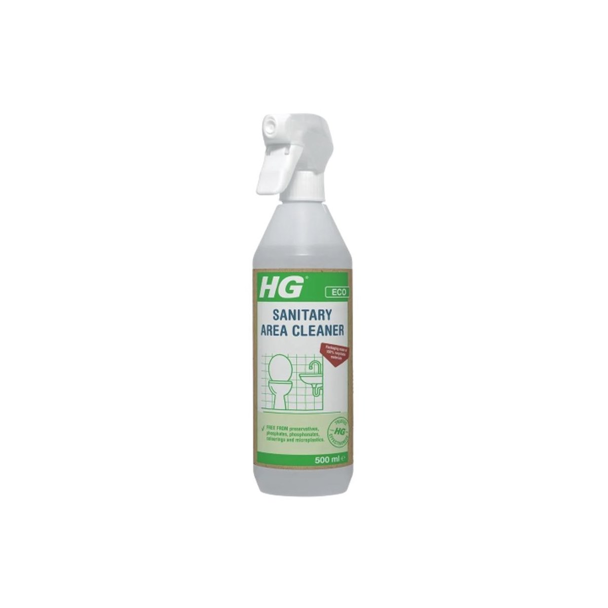 HG Eco Sanitary Area Cleaner Spray 500ml