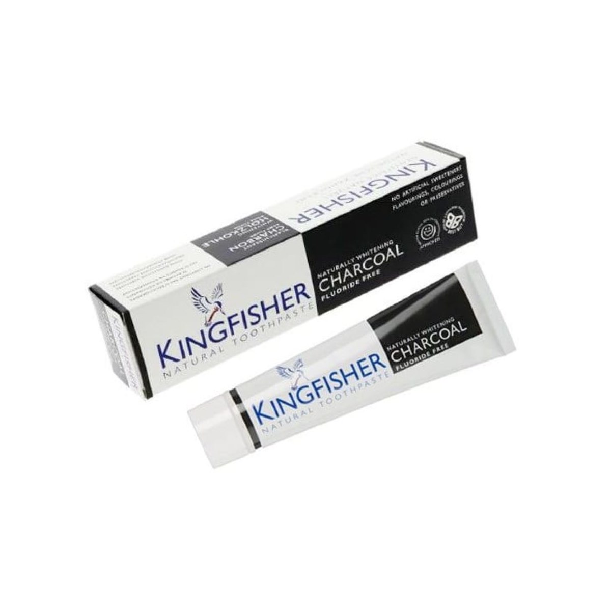 Kingfisher Natural Toothpaste Charcoal 100ml