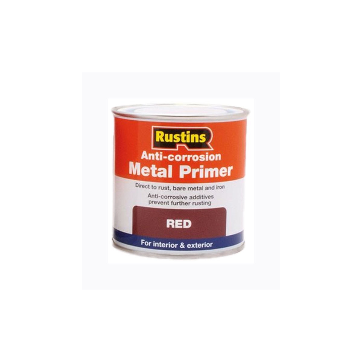 Rustins Anti-Corrosion Metal Primer Red 1 Litre