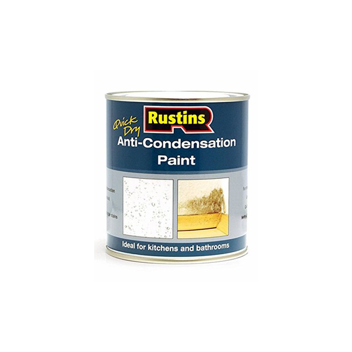 Rustins Quick Dry Anti-Condensation Paint Matt White 1 Litre