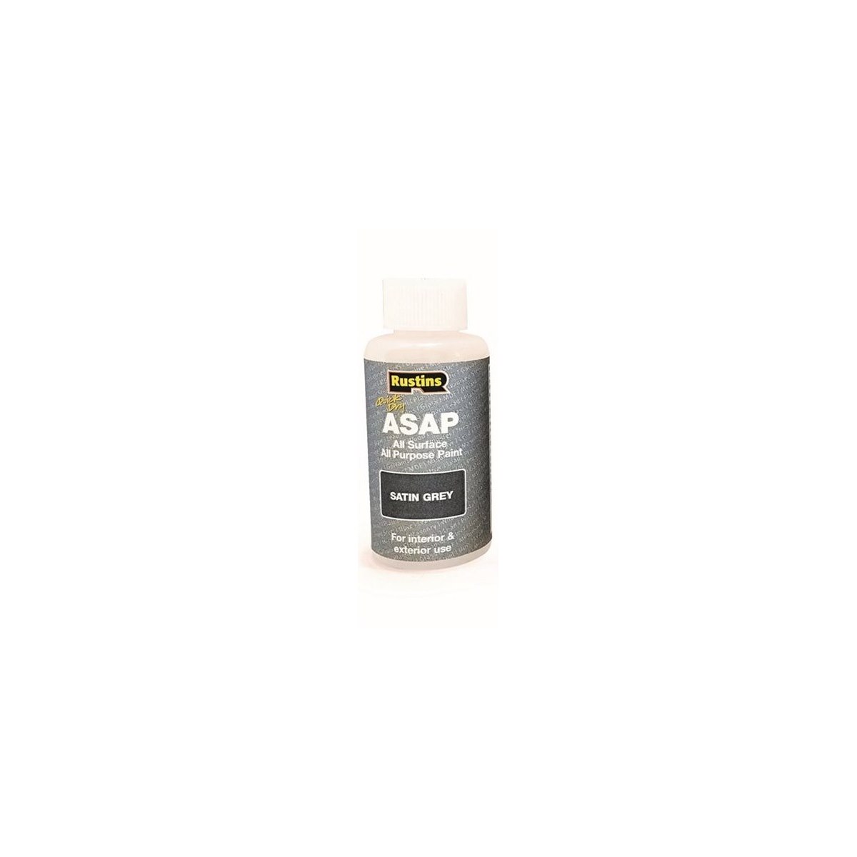 Rustins Quick Dry All Surface All Purpose Paint (ASAP) Grey 50ml