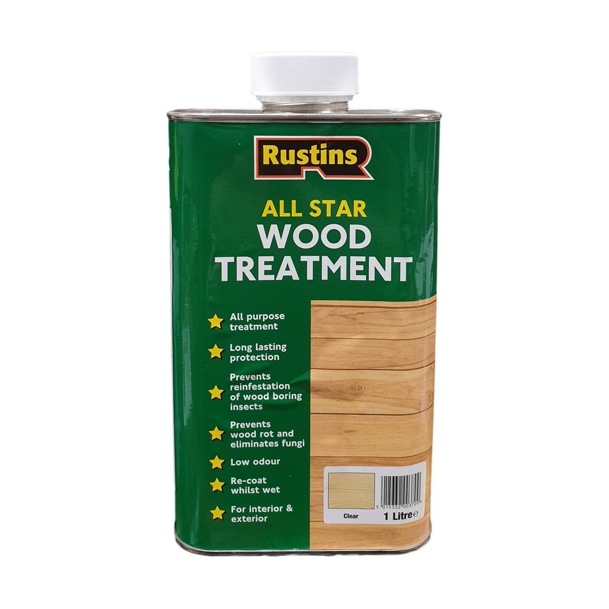 Rustins All Star Wood Treatment Clear 1 Litre