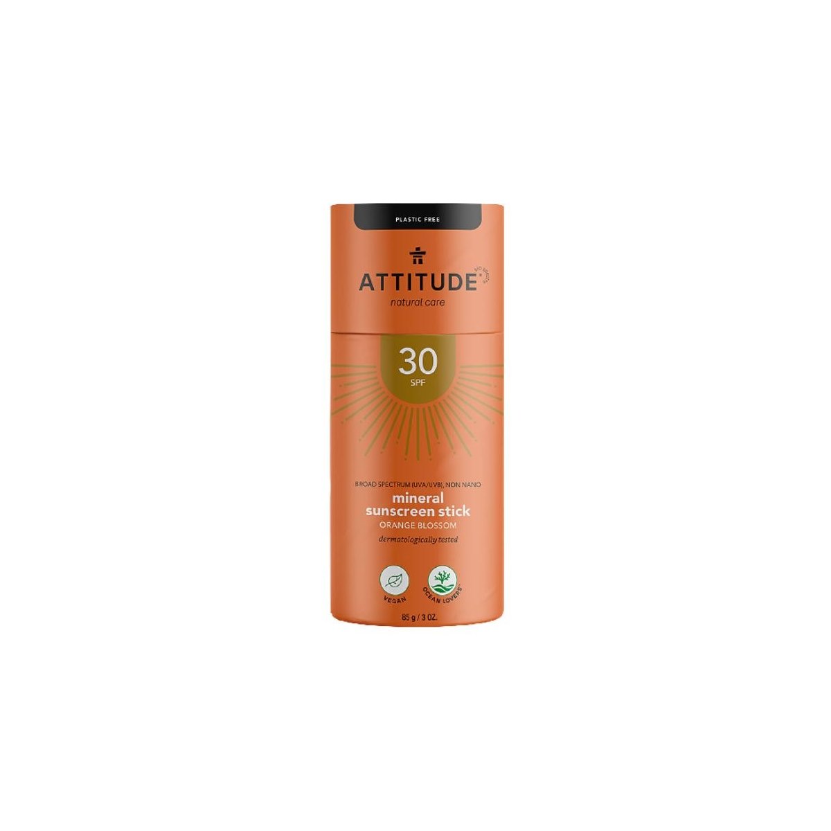 Attitude Sunscreen Stick SPF 30 - Orange Blossom