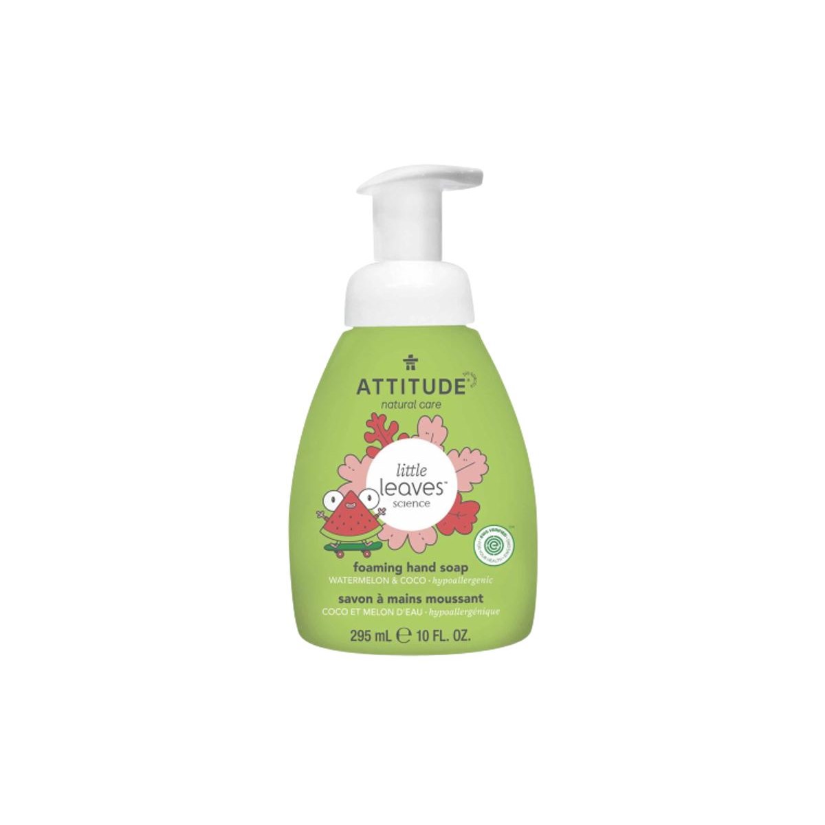 Attitude Little Leaves - Foaming Hand Soap - Watermelon and Coco 295ml
