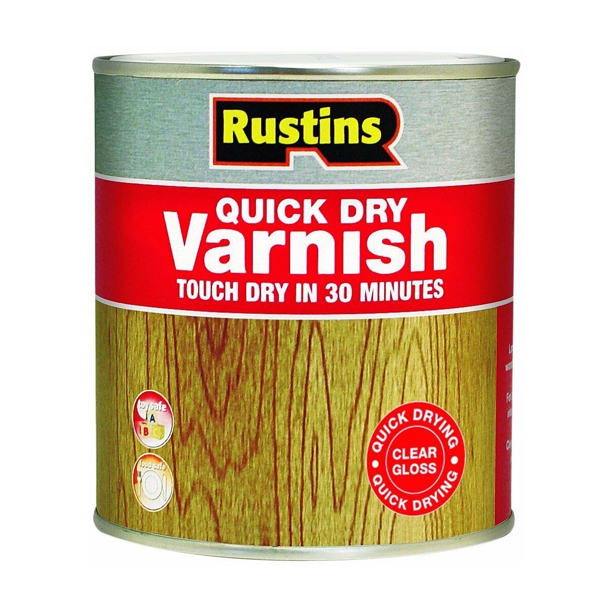 Rustins Quick Dry Varnish Gloss Clear 1 Litre