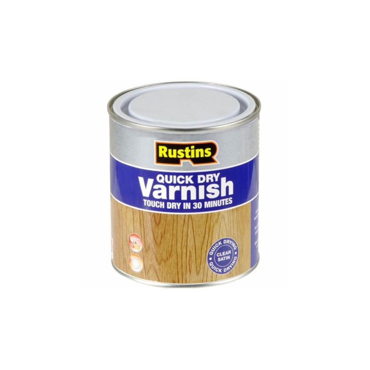 Rustins Quick Dry Varnish Satin Clear 1 Litre