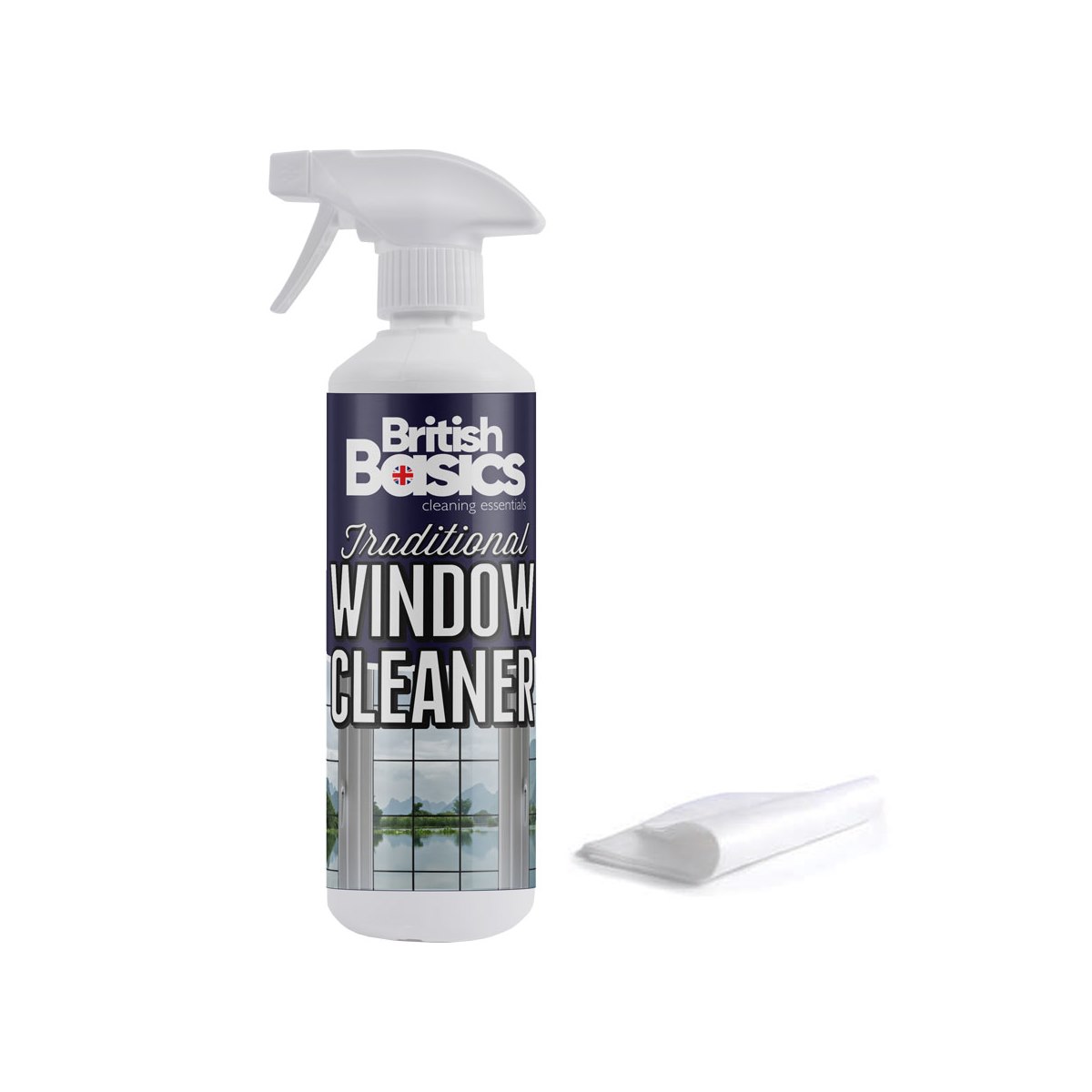 British Basics Traditional Window Cleaner 500ml