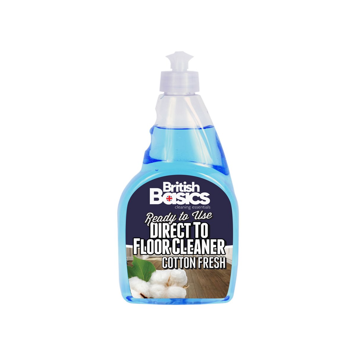 British Basics Ready To use Direct To Floor Cleaner Cotton Fresh 500ml