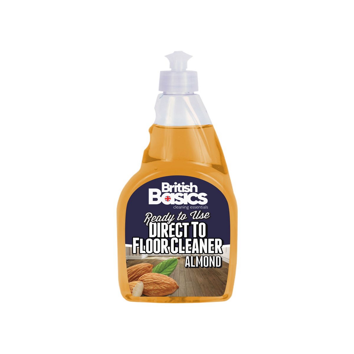 British Basics Ready To use Direct To Floor Cleaner Almond 500ml