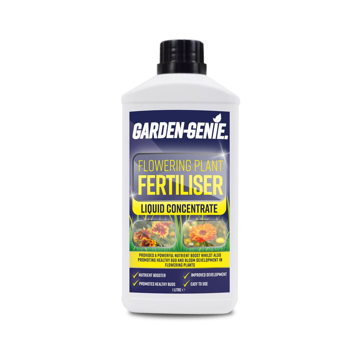 Garden Genie Flowering Plant Fertiliser Liquid Concentrate 1 Litre