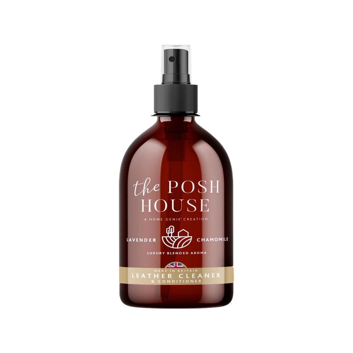 British Basics The Posh House Leather Cleaner and Conditioner 500ml