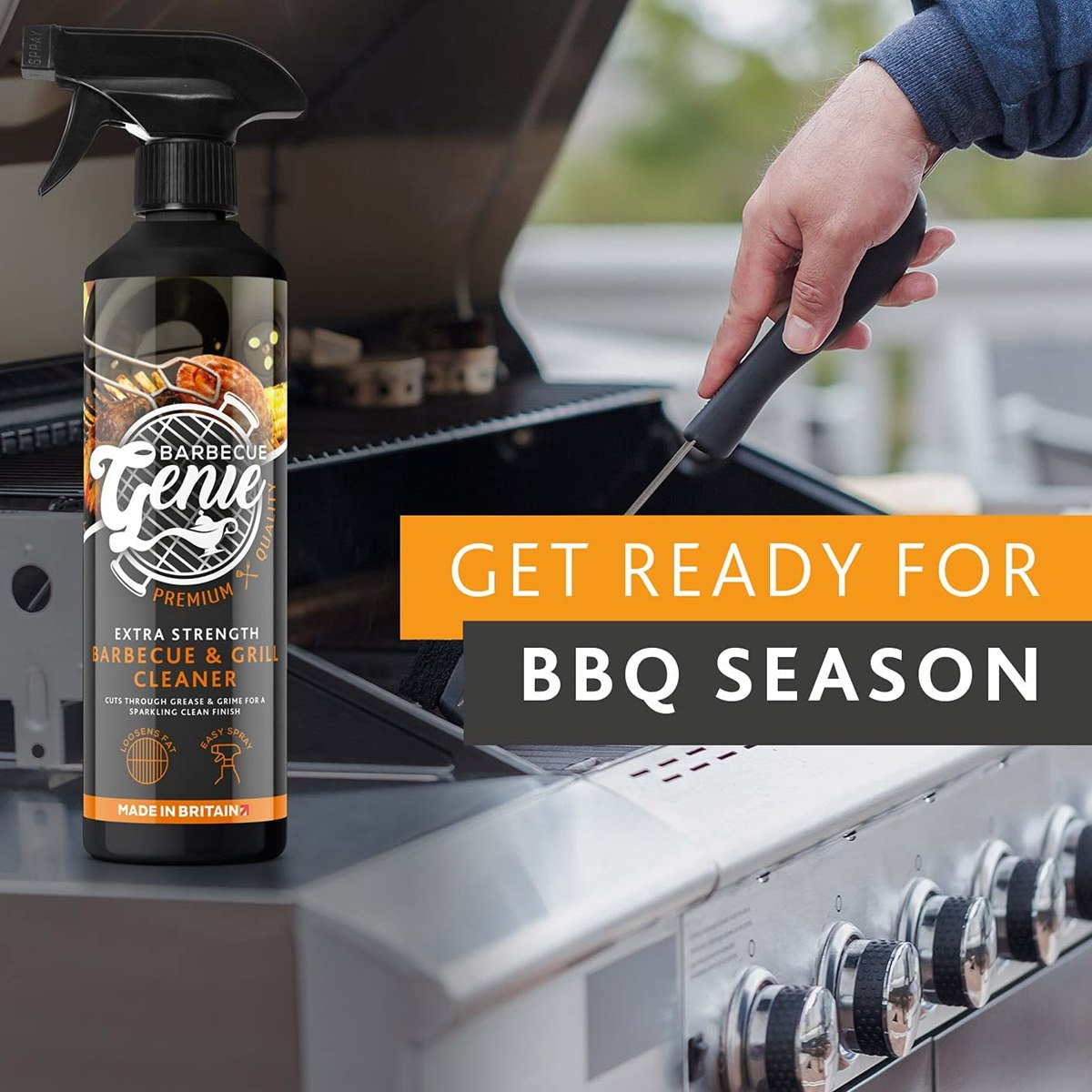 Genie Extra Strength Barbecue and Grill Cleaner Spray
