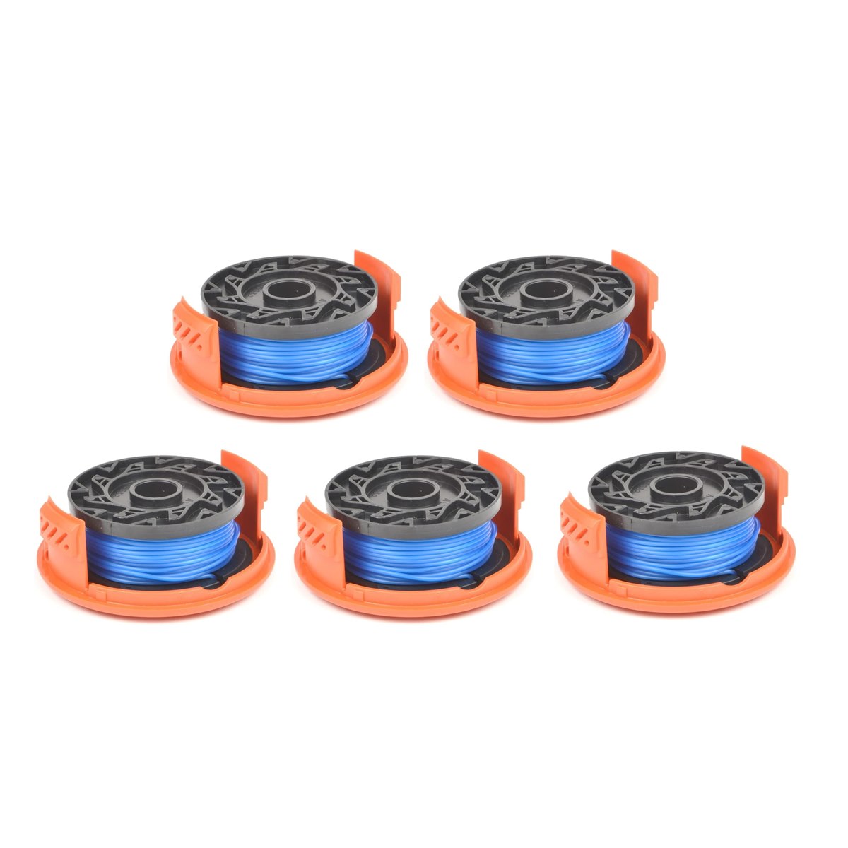 Case of 5 x ALM BD432 Spool And Line With Cover for Black and Decker Reflex Plus Trimmers