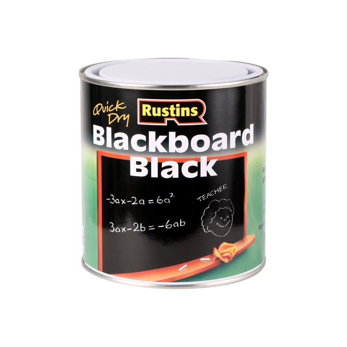 Rustins Quick Dry Blackboard Paint Black 1 Litre