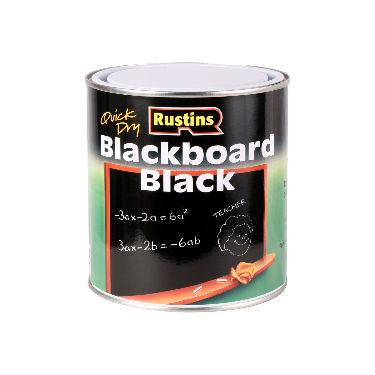 Rustins Quick Dry Blackboard Paint Black 500ml