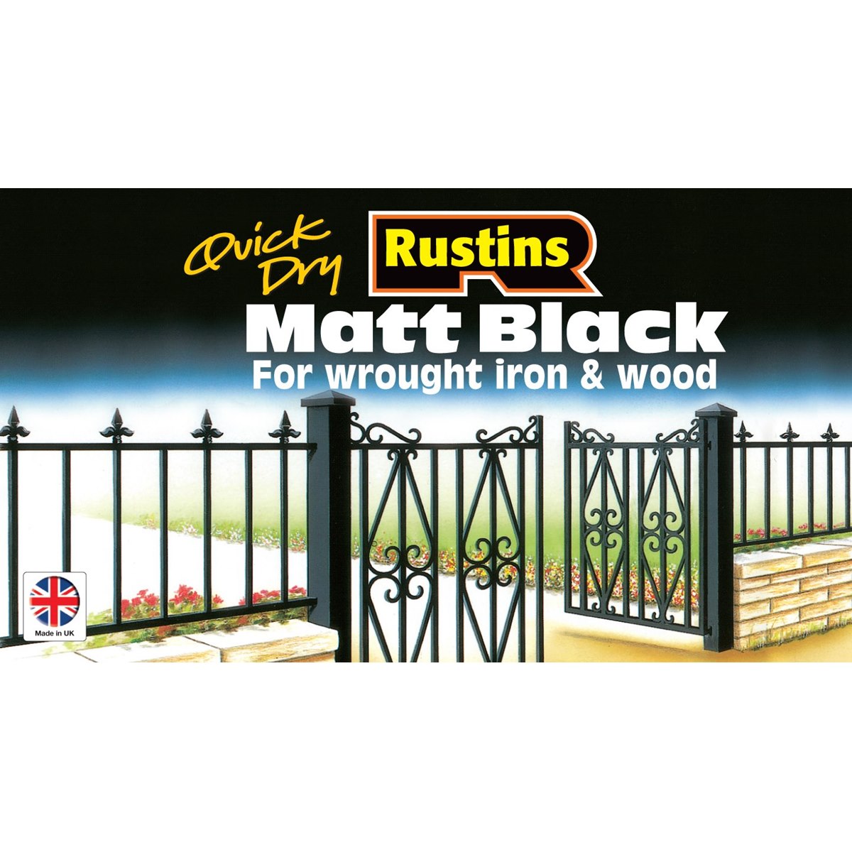 Where to buy Rustins Black Matt Paint 
