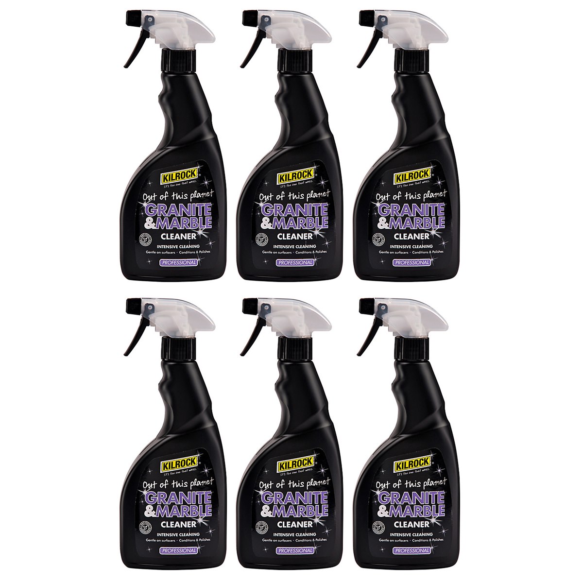 Case of 6 x Kilrock Granite and Marble Cleaner Spray 500ml