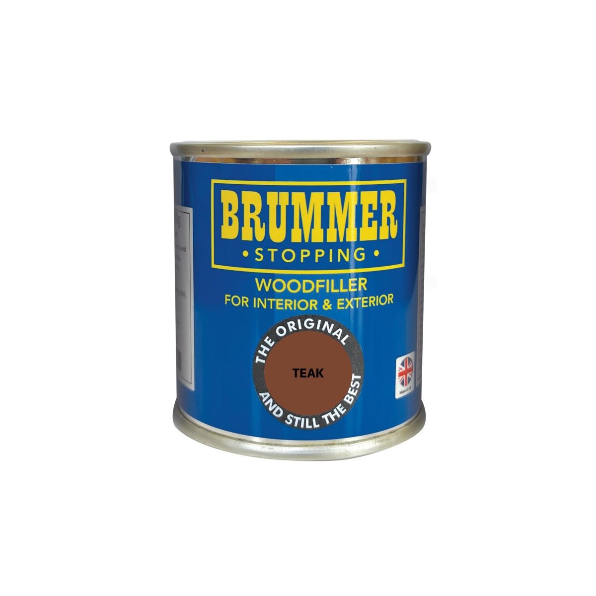 Brummer Woodfiller for Interior and Exteior Use Teak 700g