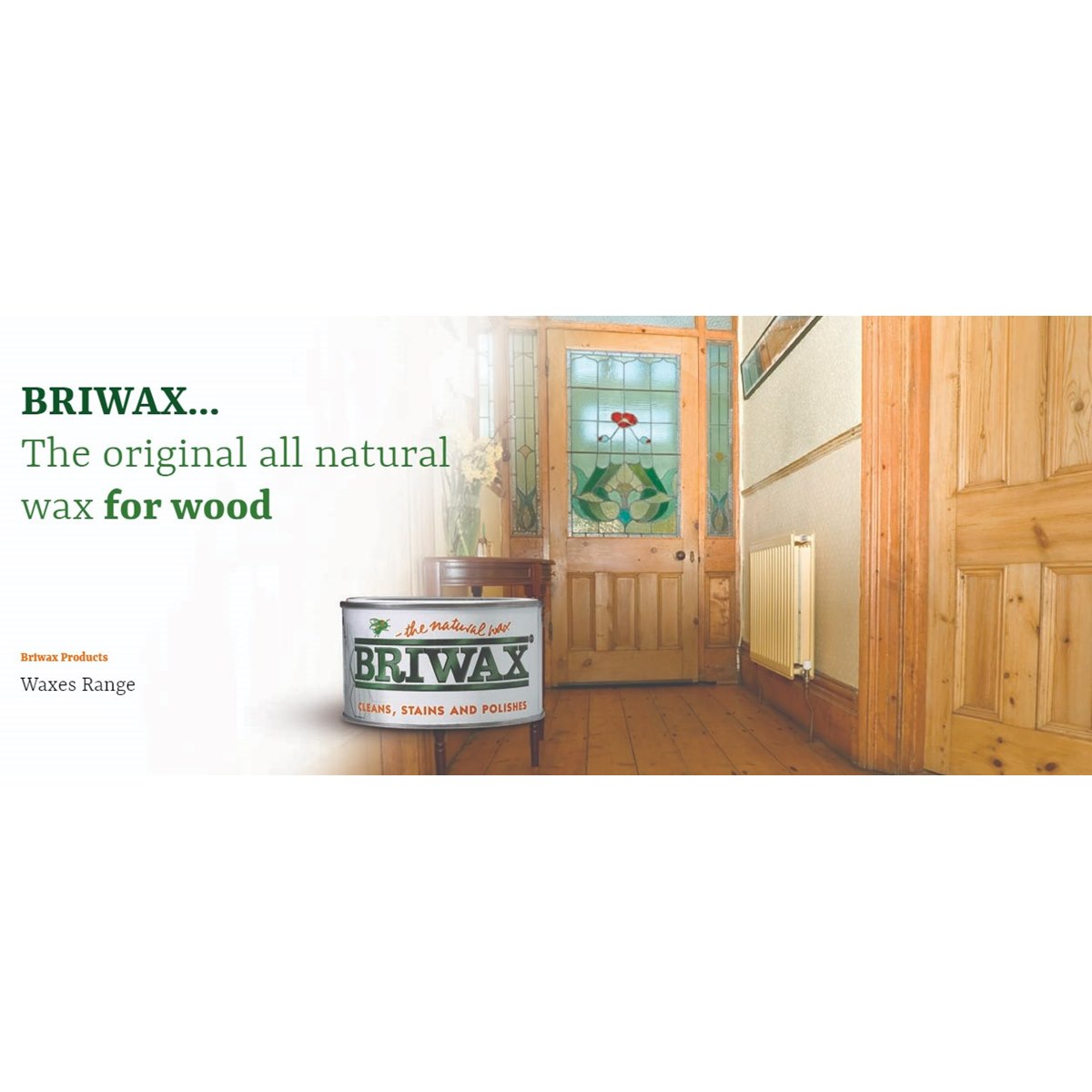 Briwax (Light Brown) Furniture Wax Polish, Cleans, Stains, and Polishes -  Paint Strippers 