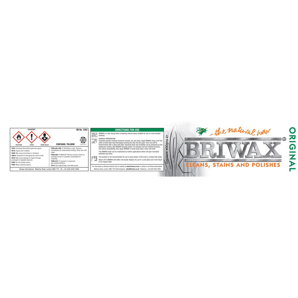 Briwax International Inc - Furniture Wax, Polish, & Restoration Products