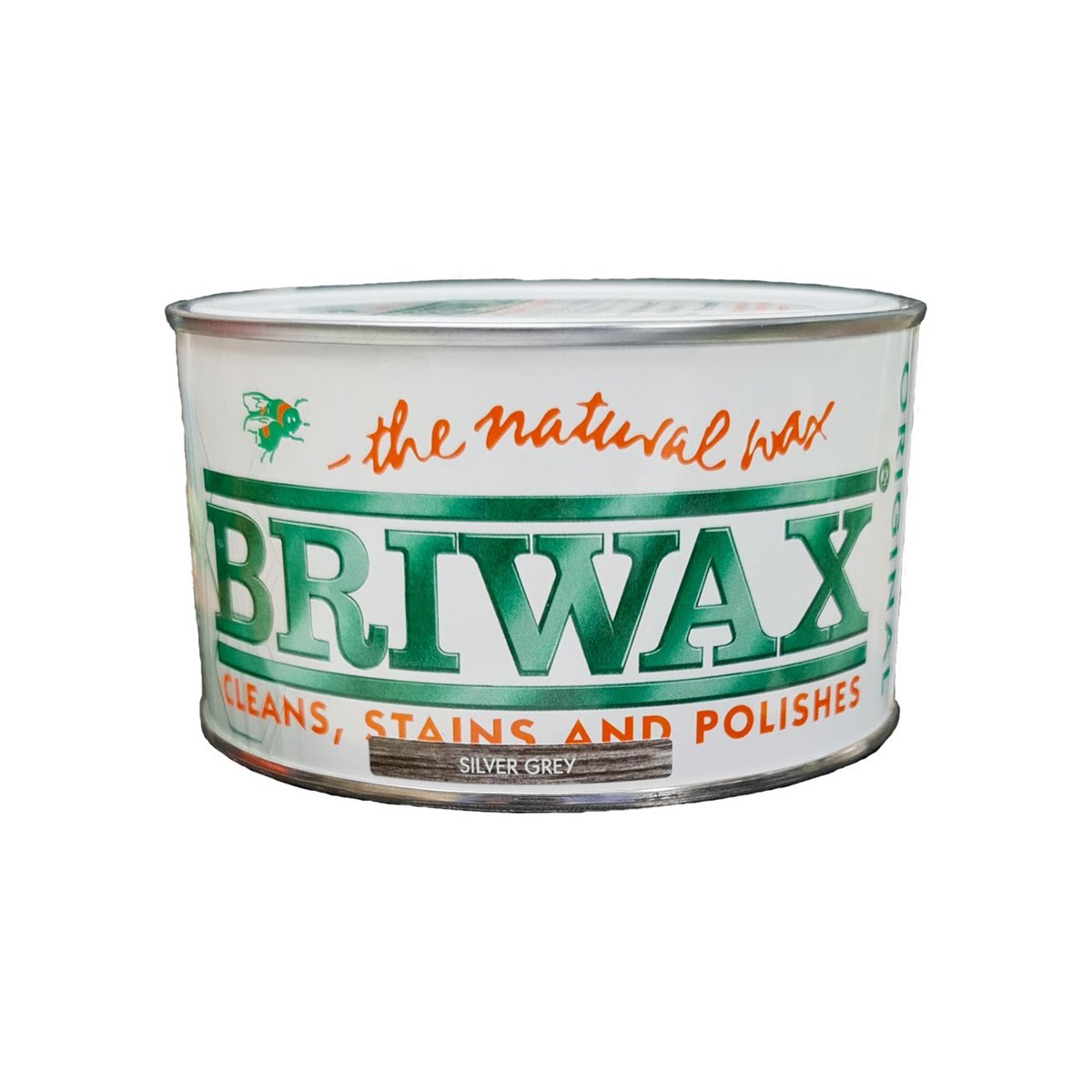 Briwax Original Wax Polish Silver Grey 400g