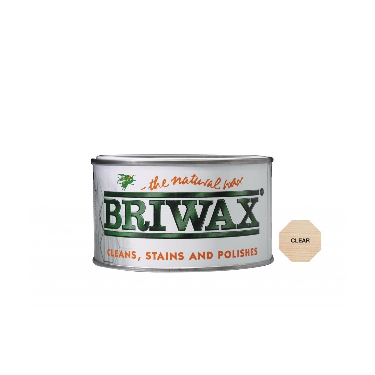 Briwax Toluene Free Wax Polish Clear 370g