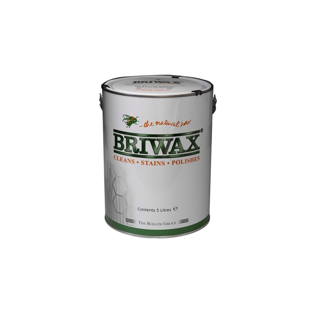 Briwax Toluene Free Wax Polish Clear 5 Litre