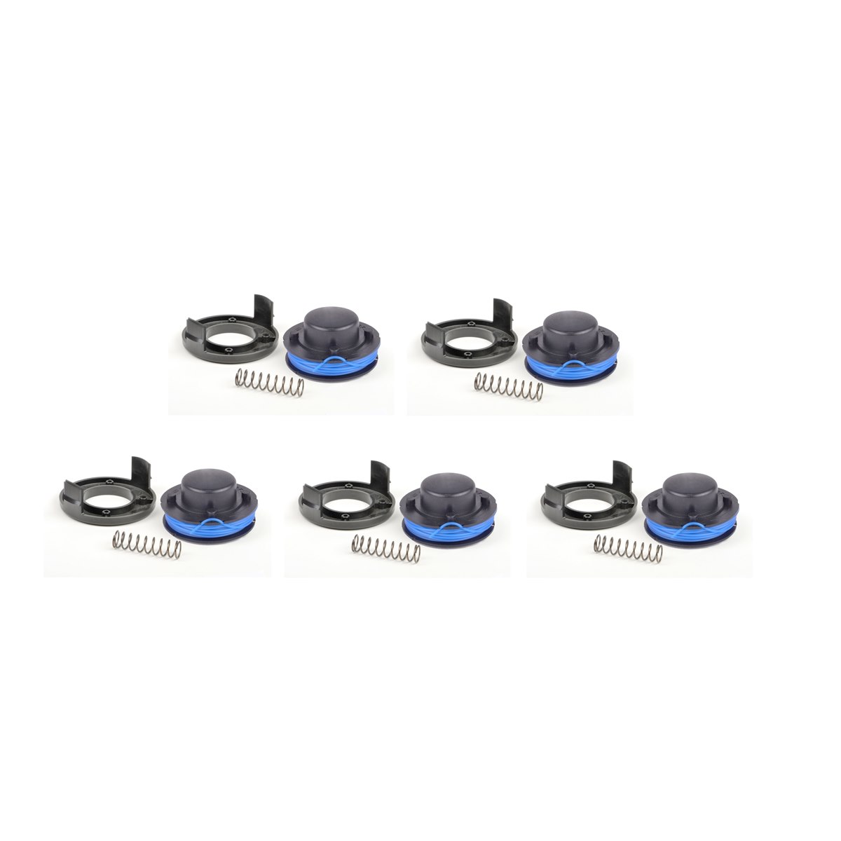 Case of 5 x ALM CG402 Replacement Spool, Line and Cover for Draper Grass Trimmers