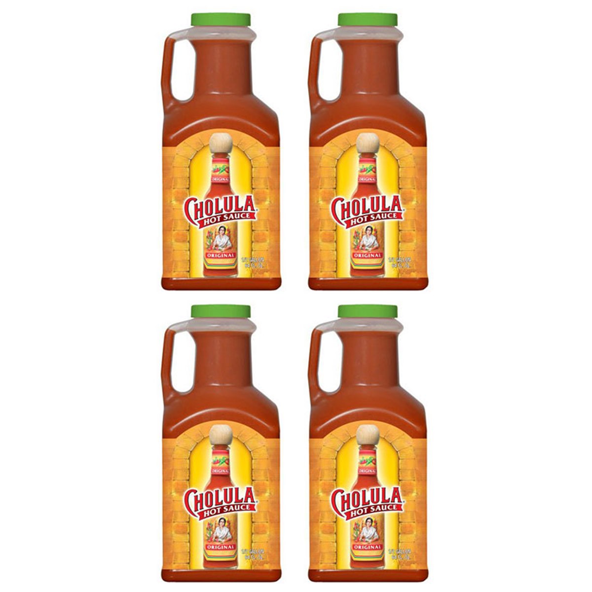 Case of 4 x Original Cholula Hot Sauce Catering Size 1.89 Litre